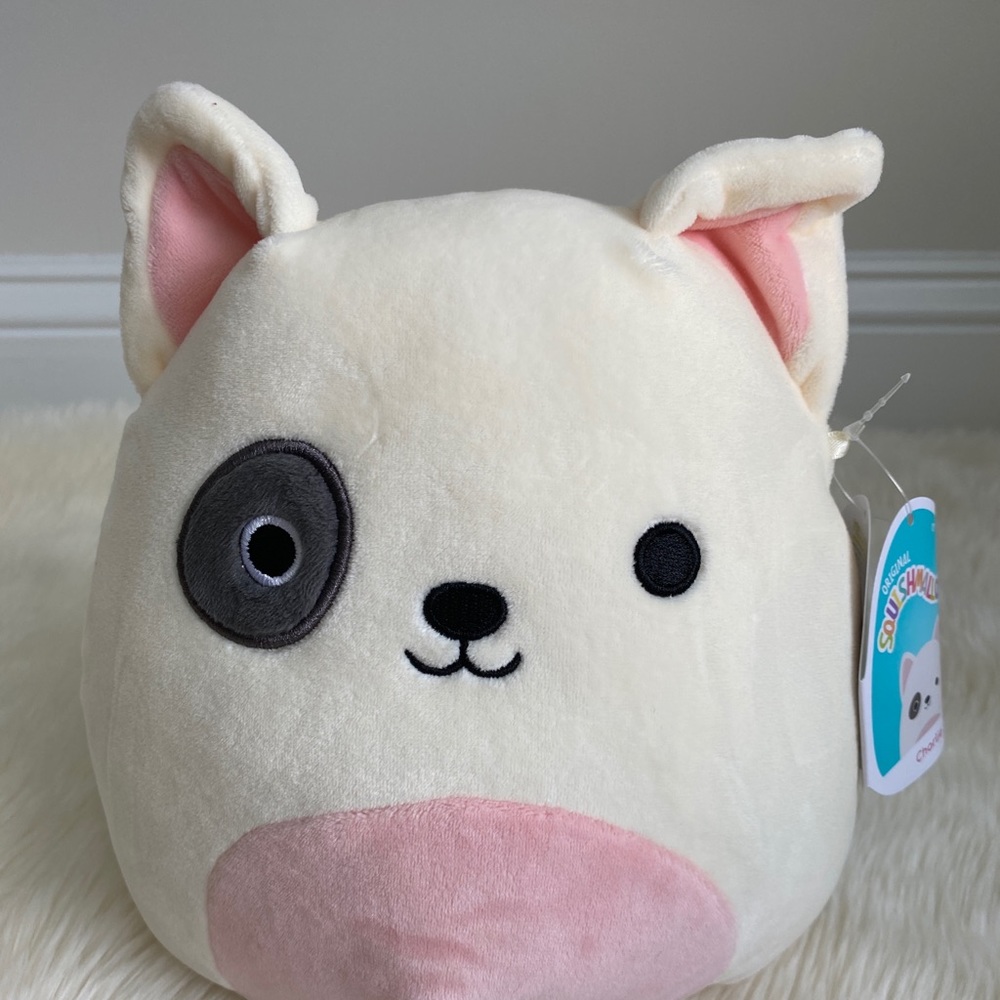 NWT Squishmallows 8” Charlie the Bull Terrier